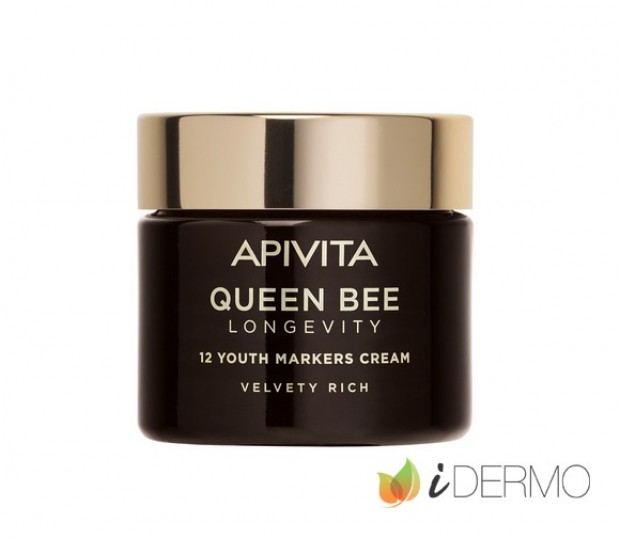 QUEEN BEE LONGEVITY CREMA RICA 12 MARCADORES DE JUVENTUD